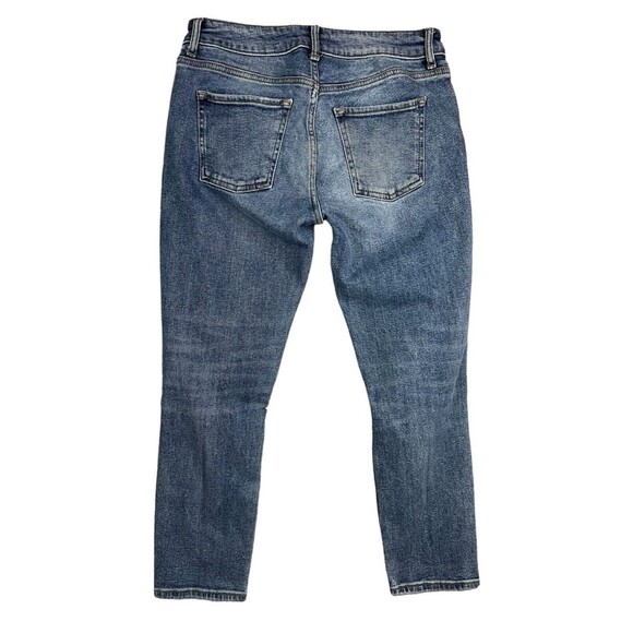 Warp & Weft LAX Jeans Womens 26 Slim Ankle Crop Skinny Distressed Ripped Abbot - Picture 9 of 15